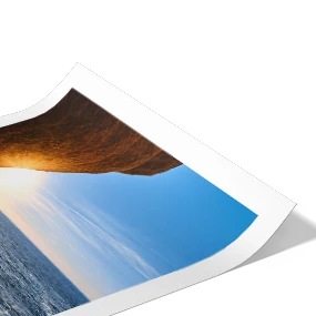 Papier d'art seul avec marge blanche